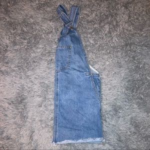 Medium Wash Denim “Forever 21” Overall Dress